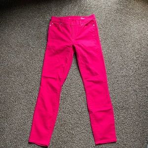 1969 gap skinny magenta jeans